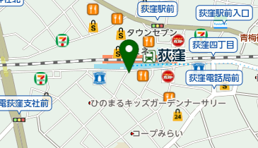 日本調剤荻窪薬局の地図画像