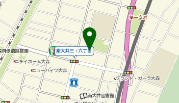 品川区 南大井在宅介護支援センターの地図画像