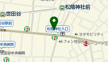 日本調剤世田谷薬局の地図画像
