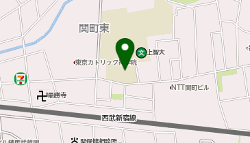 上智大学 図書館 石神井分館・石神井キャンパスの地図画像