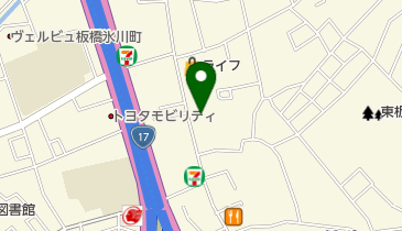 oasisカラーサロンの地図画像
