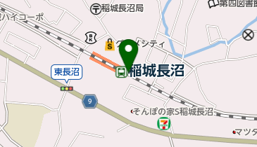 いなぎ発信基地ペアテラスの地図画像