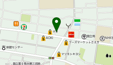 うさちゃんクリーニング 国立さくら通り店の地図画像