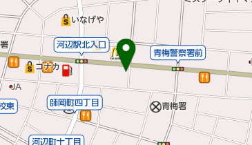 藍澤證券株式会社青梅支店の地図画像