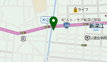 新深江ピース保育園の地図画像