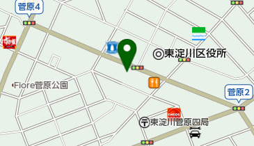 GUEST上新庄店の地図画像