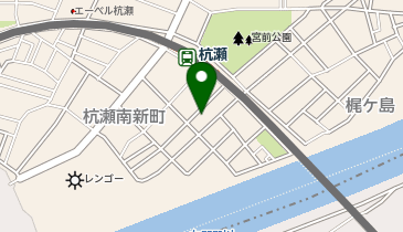 メナード化粧品 杭瀬代行店の地図画像