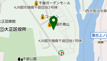 エニタイムフィットネス大正千島店の地図画像