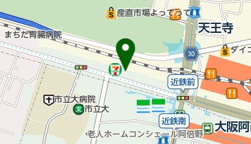 WORLDORDER天王寺店の地図画像