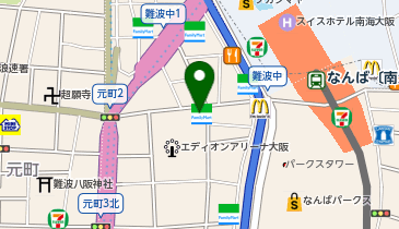 eyestar難波店の地図画像