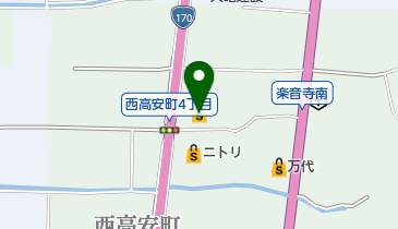 ジョーシン外環八尾店キッズランドの地図画像