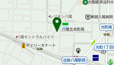 美吉屋化粧品店の地図画像