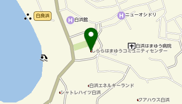 白浜町 しららはまゆうコミュニティセンターの地図画像