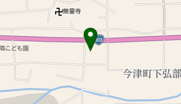 高島市 今津上コミュニティセンターの地図画像