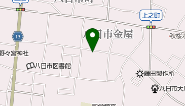 メナードフェイシャルサロン八日市金屋の地図画像