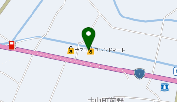 フレンドマート土山店の地図画像