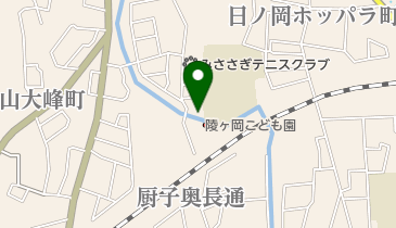 山科児童館の地図画像