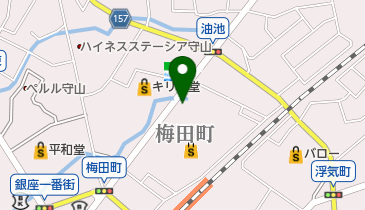 アットタイムフィットネス守山店の地図画像
