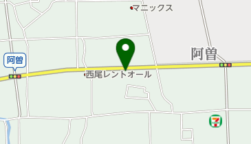 軽39.8万円専門店K-GOLDの地図画像