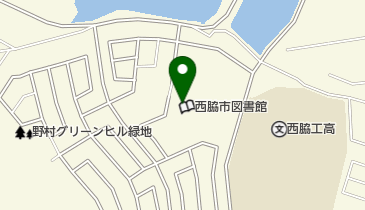 西脇市役所 西脇市茜が丘複合施設みらいえの地図画像