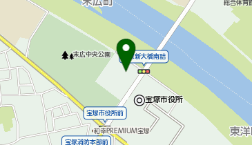 宝塚市立 中央公民館の地図画像