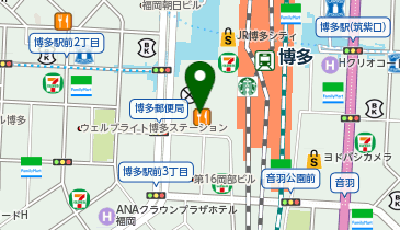 ハカタギグランヒューリの地図画像