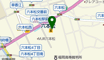 ベツ・バラーレ12号六本松店の地図画像