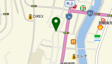 ロゼヘアーアンドネイルの地図画像