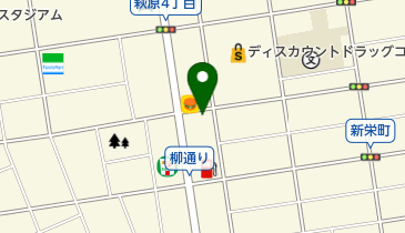 暁青果店の地図画像