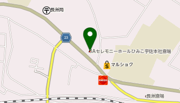 大分県農業協同組合プリエールひみこ宇佐斎場の地図画像