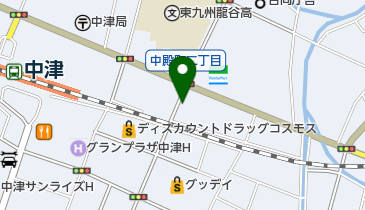 パソコン修理センター中津の地図画像