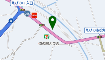 竪山自動車えびのインター店の地図画像