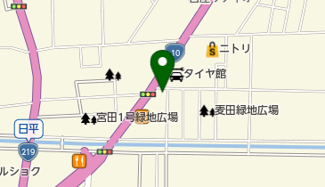 とんかつらくい新名爪店の地図画像