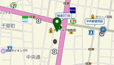 さばえめがね館宮崎店の地図画像