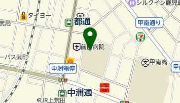 中洲校区コミュニティ協議会の地図画像