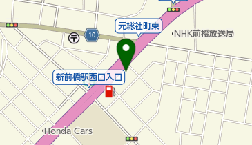 焼肉きんぐ前橋店の地図画像