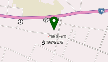 沼田市 白沢公民館の地図画像