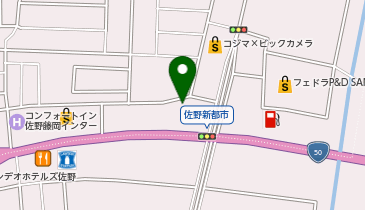 オートガーデン佐野の地図画像