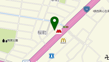 タックルベリー木更津十六号店の地図画像