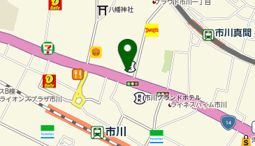 市川ちもとの地図画像