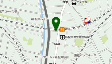 ピザハット新松戸店の地図画像