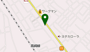 美容室モデルの地図画像