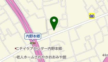 ひばり薬局内野本郷店の地図画像