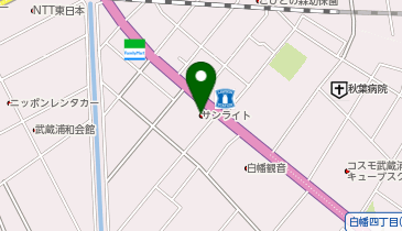 ペットの専門店コジマ浦和店の地図画像