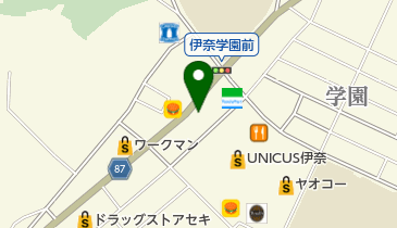 伊奈とらやの地図画像