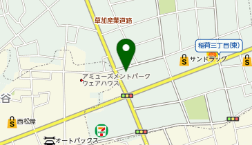 テルルモバイル草加稲荷店の地図画像