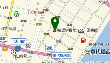新潟市役所 中央公民館の地図画像