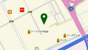 モンベル 新潟南店の地図画像