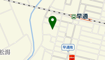 新潟市役所 北区役所 区民生活課 早通連絡所の地図画像