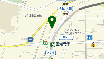 フィットネスクラブエフバイエー長野の地図画像